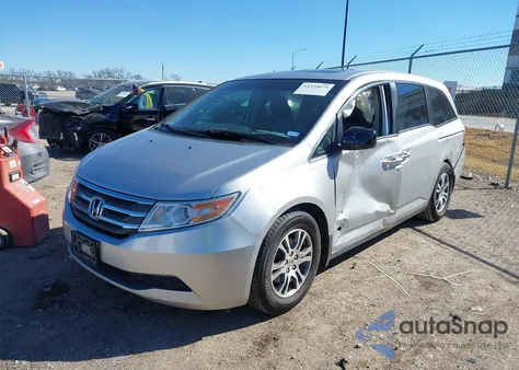 2012 Honda Odyssey Ex-L z USA, uszkodzony, nr VIN 5FNRL5H67CB019056